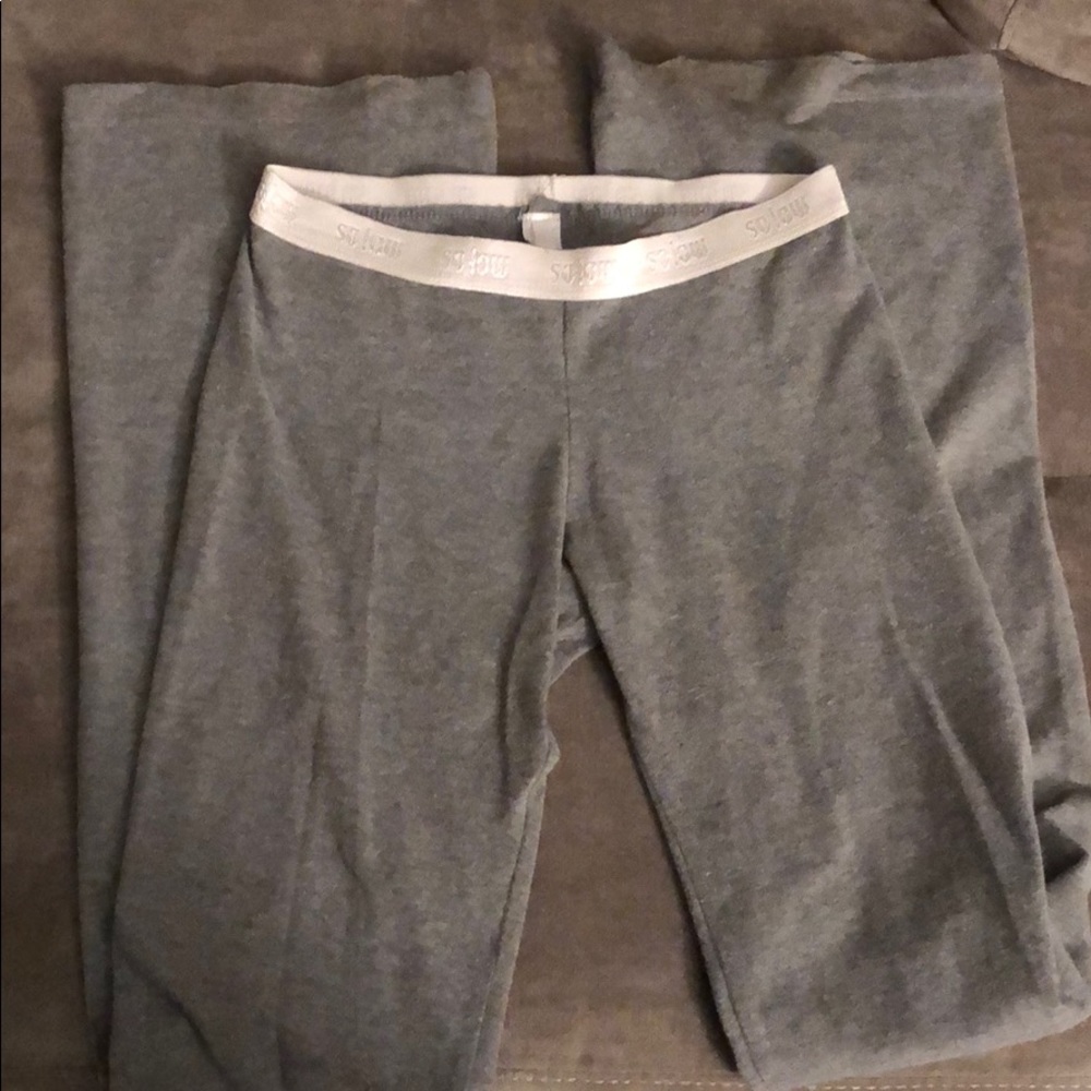 Gray bootcut leggings - size XS